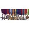 Image 1 : Group of Thirteen British War & Service Miniature Medals.
