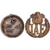 Image 1 : Longewala Commemorative Medal and Indian Air Force Badge.