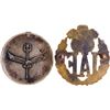 Image 2 : Longewala Commemorative Medal and Indian Air Force Badge.