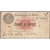 Image 1 : Calcutta Circle of One Rupee Banknote of 1917 of King George V Signed by M M S Gubbay.