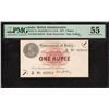 Image 1 : Extremity Rare PMG Graded 55 About Uncirculated One Rupee Banknote of British India of 1917 Signed b