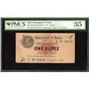 Image 1 : Very Rare PMCS Graded 35 Very Fine One Rupee Banknote of Britishi India of 1917 Signed by A C McWatt