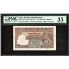 Image 1 : Very Rare PMG Graded 35 Choice Very Fine Five Rupees Banknote Signed by J W Kelly of King George V o