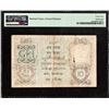 Image 2 : Very Rare PMG Graded 25 Very Fine Ten Rupees Banknote of 1923 of King George V Signed by H Denning.