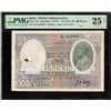 Image 1 : Extremely Rare Graded PMG 25 Very Fine of British India Signed by J W Kelly of One Hundred Rupees Ba