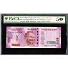 Image 1 : Extremely Rare PMCS Graded as 50 UNC Two Thousand Rupees Fancy number 786786 Republic India Banknote