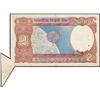 Image 2 : Extra paper and Cutting Error Two Rupee Banknote Signed by R N Malhotra of Republic India of 1985.