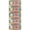 Image 2 : Exceedingly Rare Republic India Reverse Printing Error Hundred Rupees Consecutive Banknotes Signed b