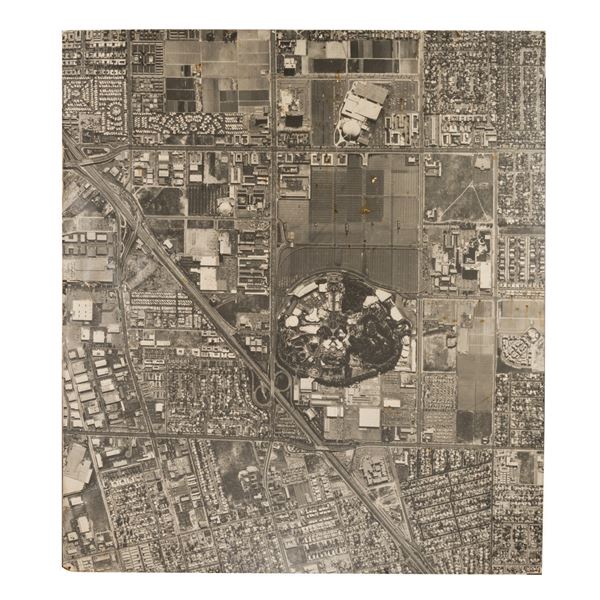 A Large Disneyland Aerial Photo.