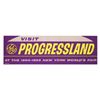 Image 1 : A "Visit Progressland" Large Bumper Sticker.