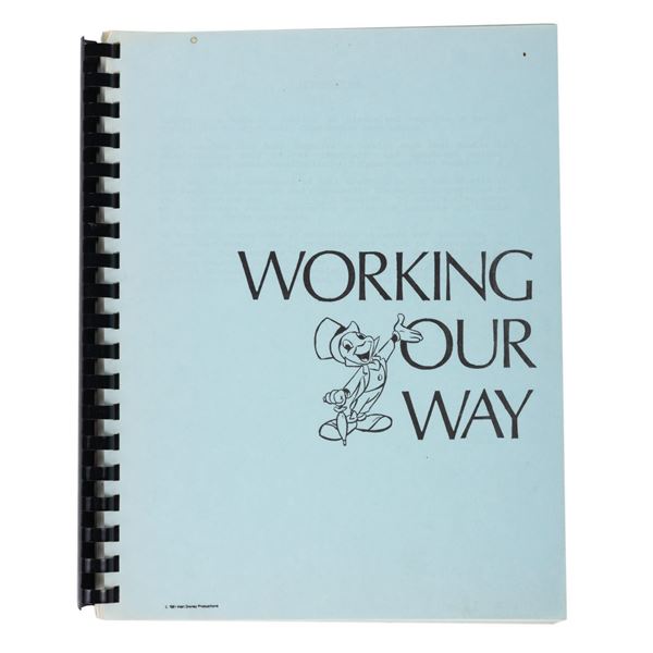 A "Working Our Way" Disneyland Cast Member Book.