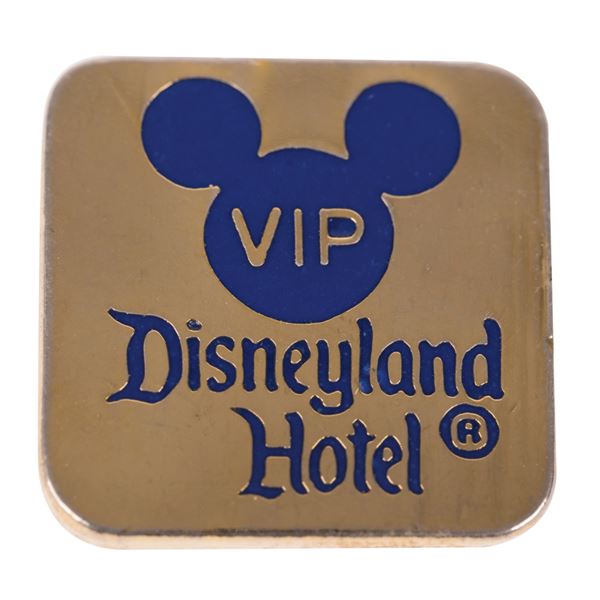 A Disneyland Hotel VIP Guest Pin.