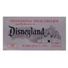 Image 1 : A Disneyland Press Preview & Dedication Ticket.