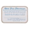 Image 2 : A 1959 Disneyland Gold Main Gate Pass.
