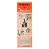 Image 1 : A 1958 "Welcome to Disneyland" Gate Fold-Out.