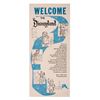 Image 1 : A 1961 "Welcome to Disneyland" Gate Fold-Out.
