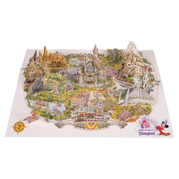 Magic Map Price A 35 Years of Magic Souvenir Pop-Up Map.