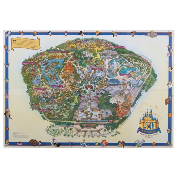 2005 Disneyland Souvenir Map.