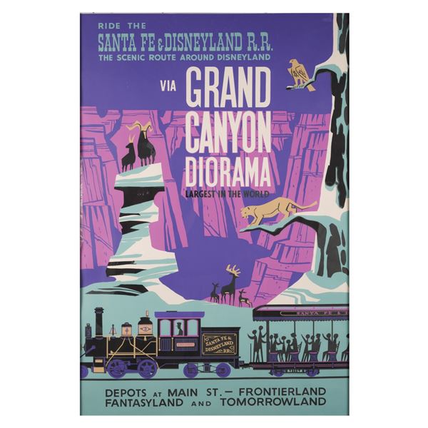 A Grand Canyon Diorama Attraction Poster.