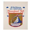 Image 1 : An Original "Disneyland '59" Monorail Lamppost Sign.