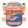 Image 1 : An Original "Disneyland '59" Motor Boat Cruise Sign.
