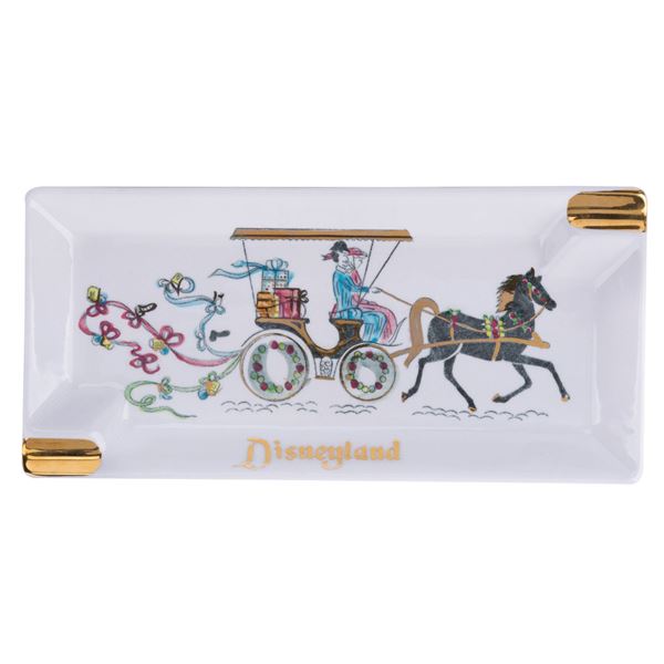 A Disneyland Horse-Drawn Surrey Souvenir Ashtray.