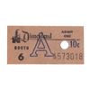 Image 1 : A Disneyland "A" Attraction Ticket Booth Ticket.