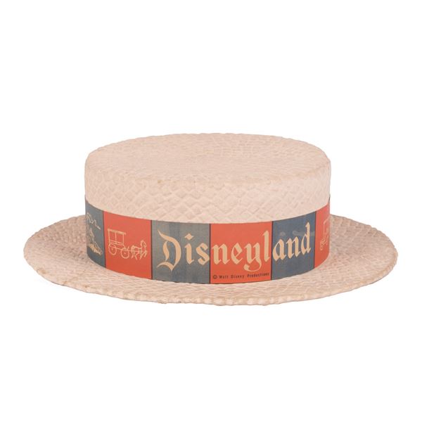 A Disneyland Paper Boater Hat.