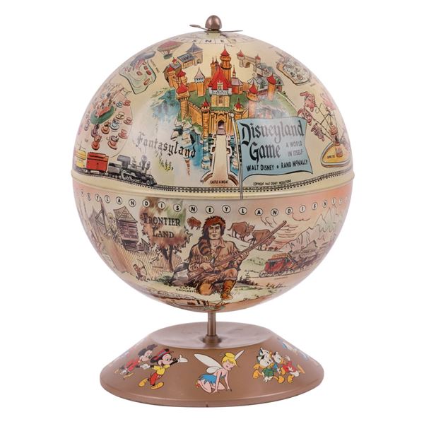 A Disneyland Game Globe & Box.