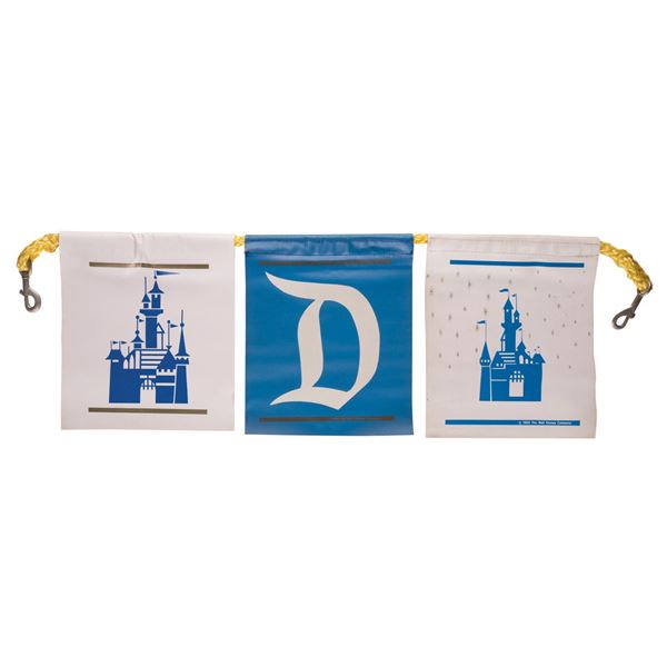 A Set of (3) Disneyland Crowd Control Flags.