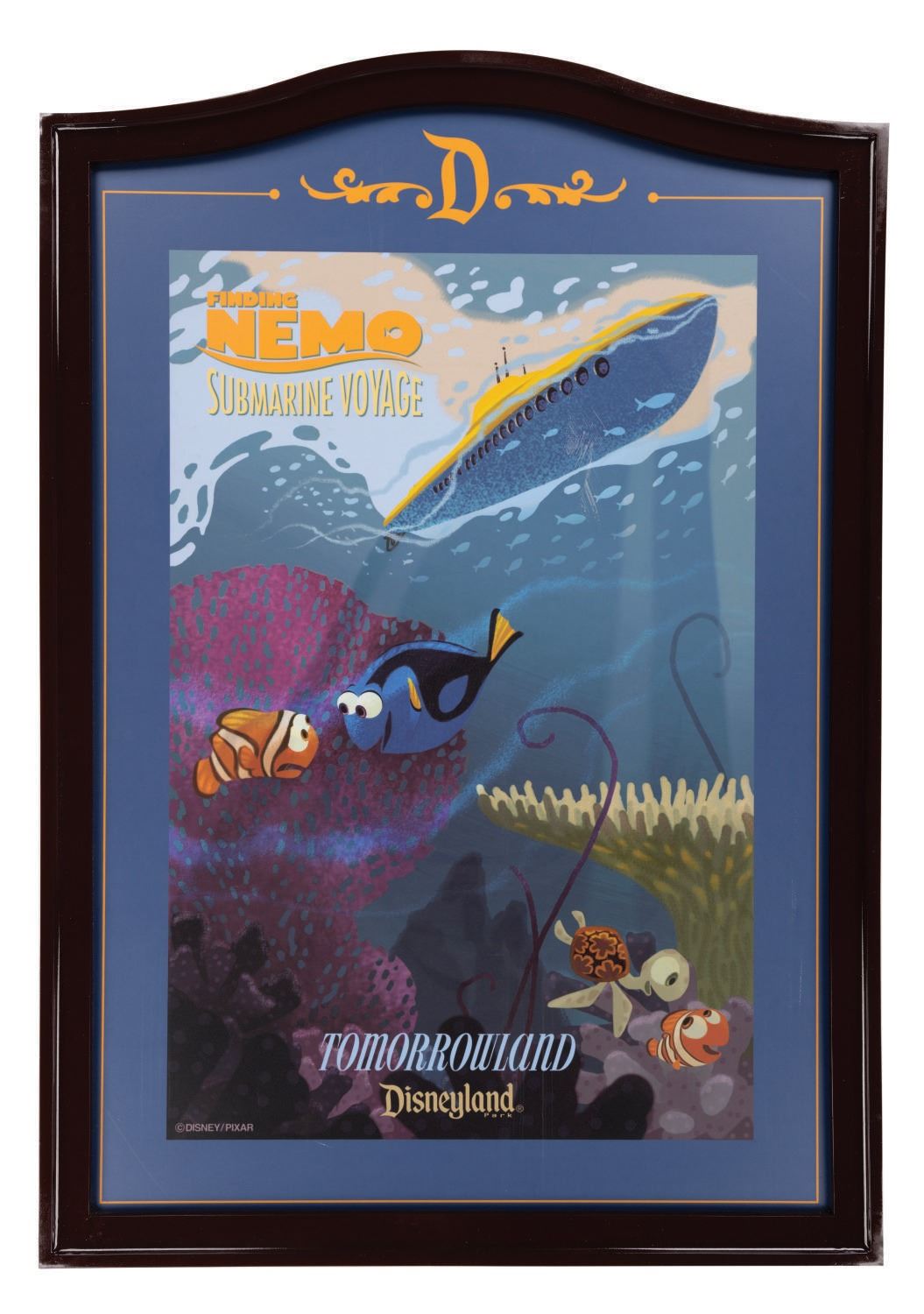 A Finding Nemo Submarine Backstage Attraction Poster. - Van Eaton Galleries