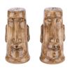 Image 1 : A Pair of Disneyland Moai Salt & Pepper Shakers.