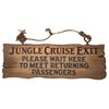 Image 1 : A Jungle Cruise Exit Sign.