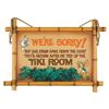 Image 1 : An Enchanted Tiki Room Refurbishment Sign.