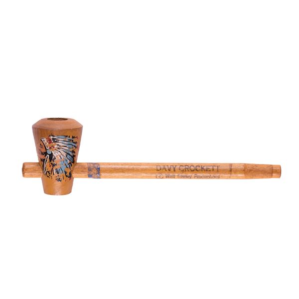 Davy Crockett Wooden Pipe.