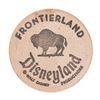 Image 1 : An Original Disneyland Frontierland Wooden Nickel.