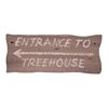 Image 1 : A Tom and Huck's Treehouse Entrance Sign.