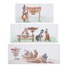 Image 1 : Set of (3) Proposed Splash Mountain Construction Murals