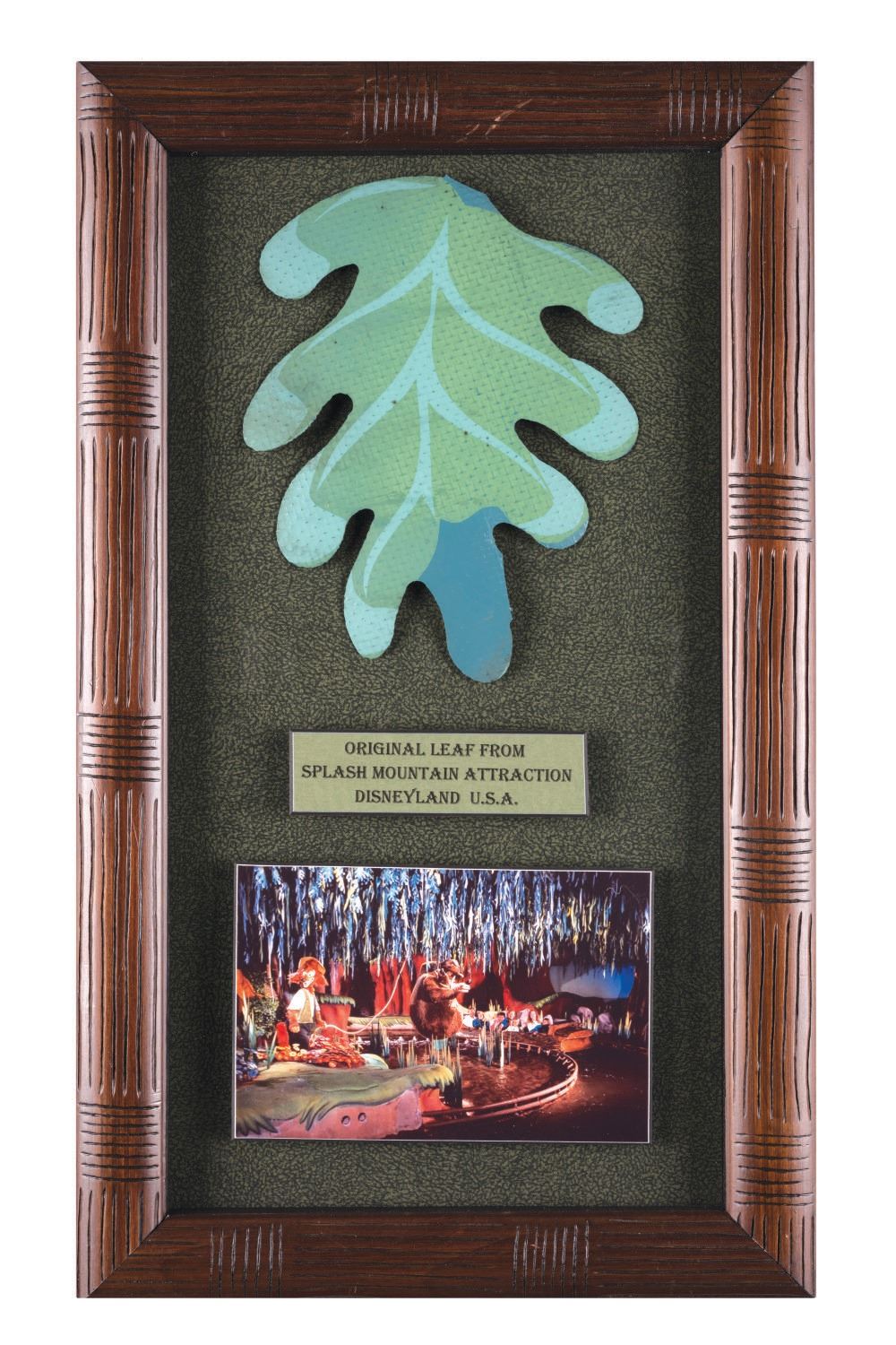 A Splash Mountain Leaf Prop. - Van Eaton Galleries