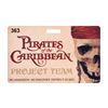 Image 1 : A Pirates of the Caribbean Project Team Badge.