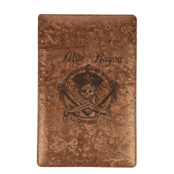 A Blue Bayou Restaurant Menu.