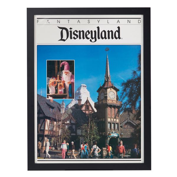 A Disneyland Fantasyland Poster.