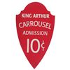 Image 1 : King Arthur Carrousel Admission Sign.