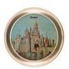 Image 1 : A Sleeping Beauty Castle Aluminum Tray.