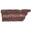 Image 1 : A Fantasyland Restrooms Directional Sign.