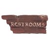 Image 2 : A Fantasyland Restrooms Directional Sign.