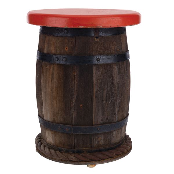 A Chicken of the Sea Pirate Ship Restaurant Stool.