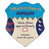 Image 1 : A Matterhorn Bobsleds Wait Time Sign.