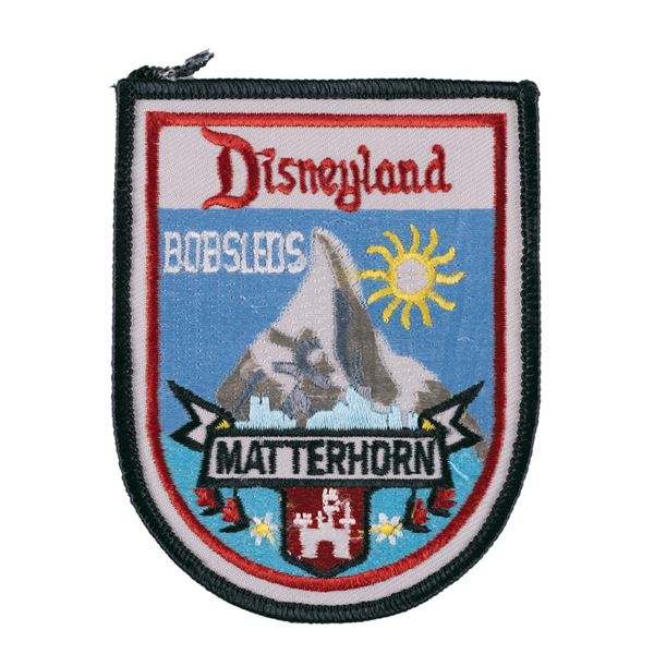 A Matterhorn Bobsleds Costume Patch.