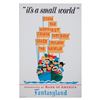 Image 1 : An It's a Small World Attraction Poster.